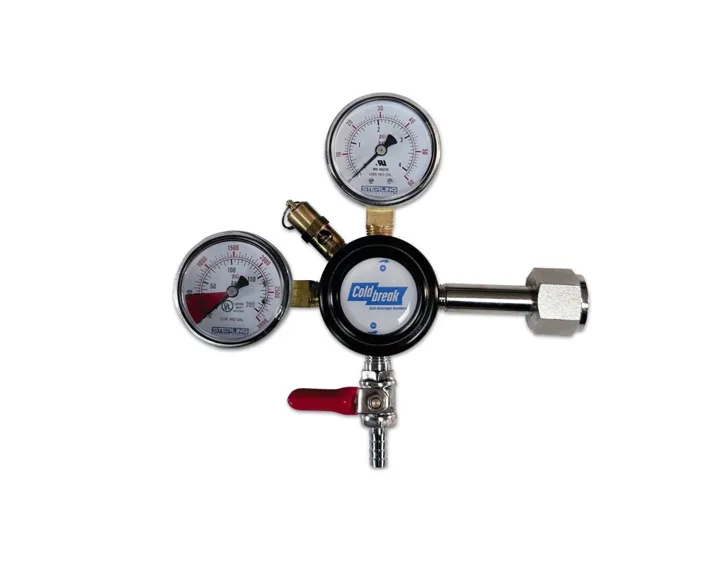 Coldbreak CO₂ Regulator — Dual Gauges