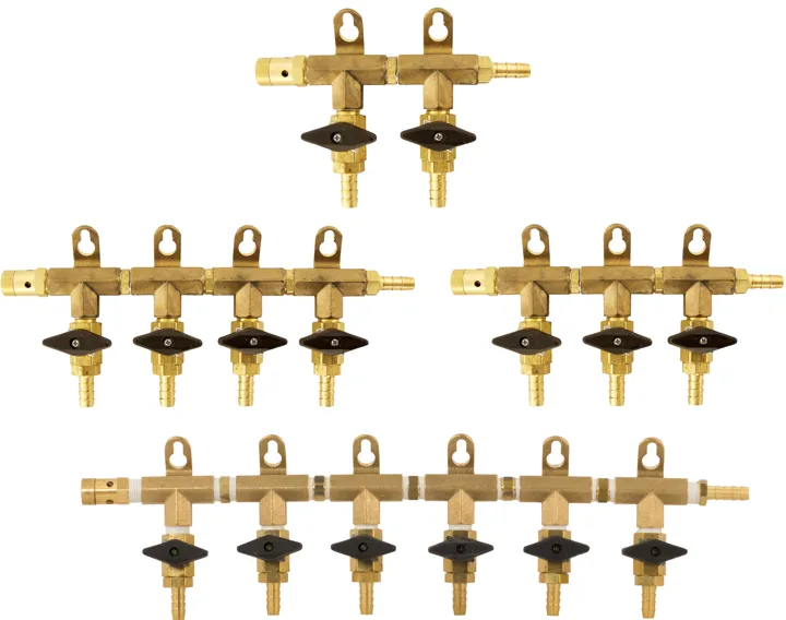 Generic Two-Way Gas Manifold — 5/16″